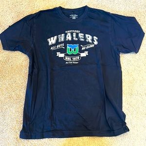 Hartford Whalers Old Time Hockey Medium Shirt